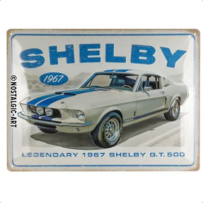 Produktbild von Nostalgic-Art - Blechschild 30 x 40 cm - Shelby – 1967 GT 500