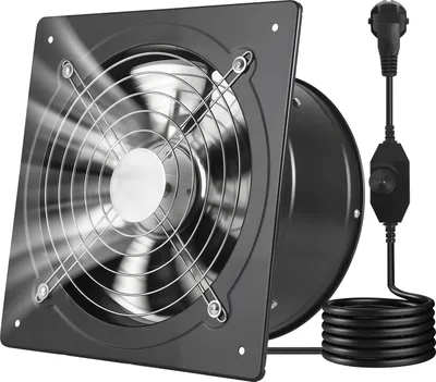 Produktbild von Abluftventilator - Wandlüfter 300 x 300 mm - Luftleistung 1.678 m³/h - Drehzahlregelung - Motor 50 W - Leiser Betrieb