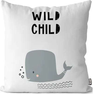 Produktbild von VOID Wal Schwimmen Kinder Kissenbezug Kissenhülle Sofakissen Kissen Deko Outdoor-Kissen Dekokissen