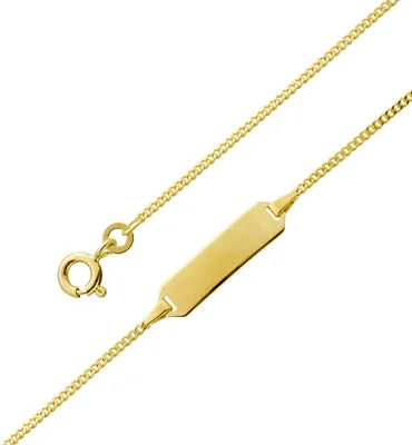Produktbild von Gravurarmband ID Gold 333 8 Karat Kinderarmband 14