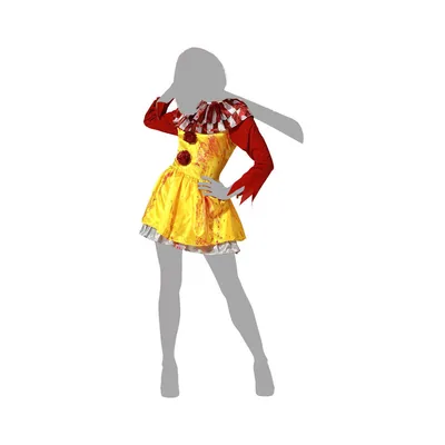 Immagine prodotto di Travestimento da clown sanguinario per donna - XL