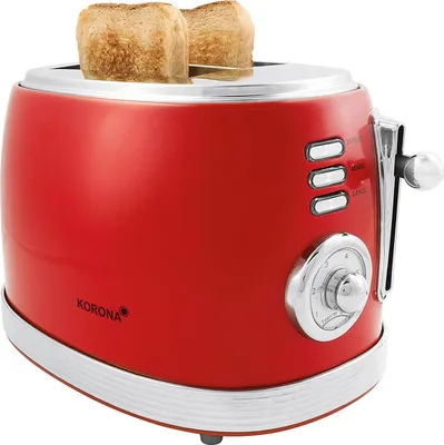 Produktbild von KORONA Retro 2-Scheiben Toaster rot