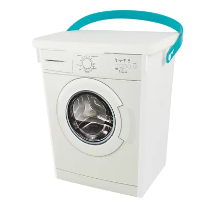 Produktbild von Centi Eimer Dekor Waschmaschine Deckel Henkel Kunststoff ca. 5 Liter