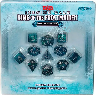 Produktbild von Icewind Dale: Rime of the Frostmaiden Dice and Miscellany (D&d Accessory)