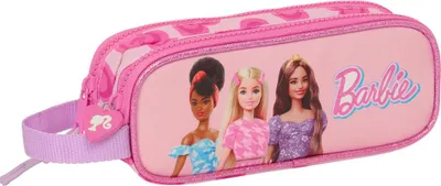 Obrázek produktu pro Safta Double Barbie Love Penál Růžový Pánský Růžový Jedna velikost