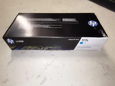 Produktbild von HP 117A Cyan Original Laser Tonerkartusche, 700 Seiten, Cyan, 1 Stück(e)