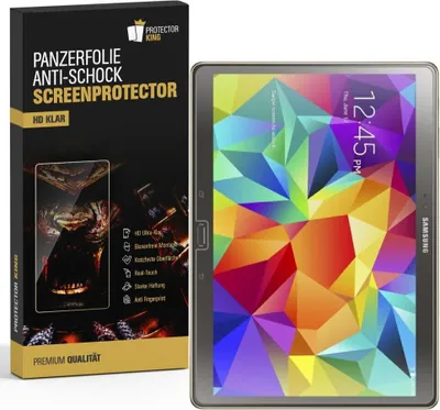 Produktbild von 2x Panzerfolie für Samsung Galaxy Tab S 10.5 ANTI-SCHOCK Displayschutzfolie KLAR