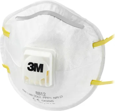 Obrázek produktu pro respirátor 3M 8812 FFP1 NR D s výdechovým ventilem bílý, jedna velikost