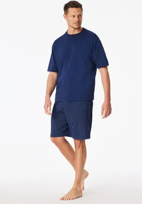 Produktbild von Schiesser Herren T-Shirt Rundhals Gr. 54 atlantikblau