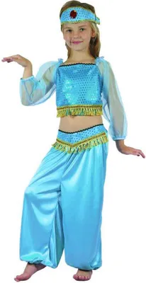 Produktbild von Orientalische Tänzerin Kostüm Mädchen S 4-6 Jahre (110-120 cm)