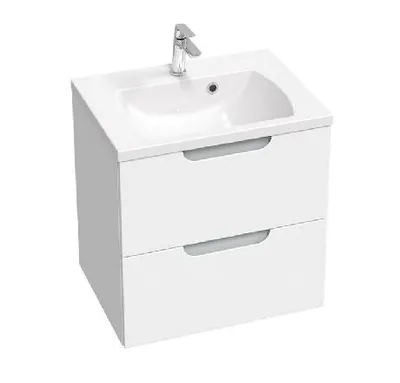 Image de Armoire de toilette sous lavabo RAVAK Classic II blanc 60 x 58,5 x 45 cm X000001477