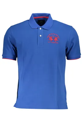 Produktbild von LA MARTINA Polo Herren Textil Blau SF18438 - Größe: M