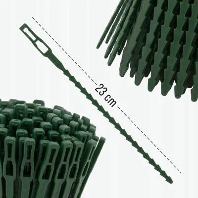 Obrázek produktu pro ZÁHONOVÉ STAHOVACÍ PÁSKY PRO SVÁZÁNÍ ROSTLIN, KVĚTIN A VĚTVÍ, 23 cm, 100 ks
