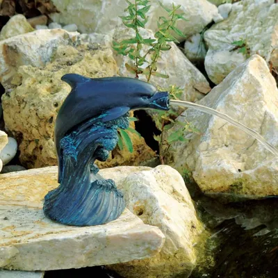 Produktbild von Ubbink Wasserspeier Delfin 18 cm 1386020
