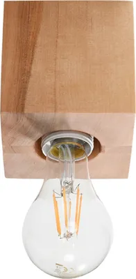 Produktbild von Deckenleuchte ARIZ Naturholz 1xE27 15W Holz 10x10x10cm Sollux Lighting