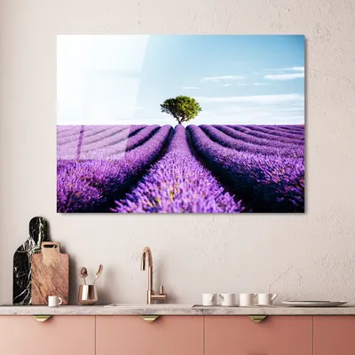 Produktbild von Wallity, UV-107 70 x 100, Dekorative Malerei aus gehärtetem Glas, 100 % gehärtetes Glas, Mehrfarbig, 70 x 100 cm