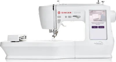 Produktbild von Singer Näh- und Stickmaschine Se9185 mit 170x100mm Stickfläche, 7 Zoll Farb-Touchscreen und WLAN
