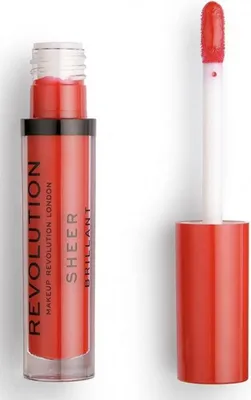 Zdjęcie produktu dla Makeup Revolution, Sheer Brillant, Lip Gloss, 133, Destiny, 3.5 ml