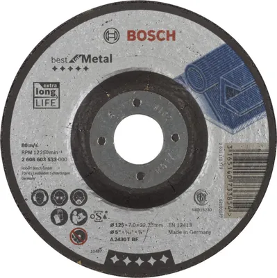 Produktbild von Bosch Schruppscheibe gekröpft Best for Metal A 2430 T BF 125 mm - 2608603533