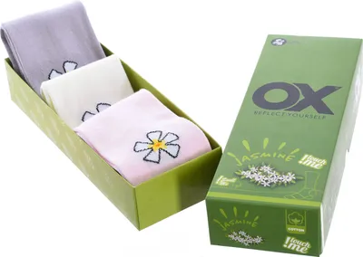 Immagine prodotto di confezione da 6 calzini bassi OX con fragranze fresche
