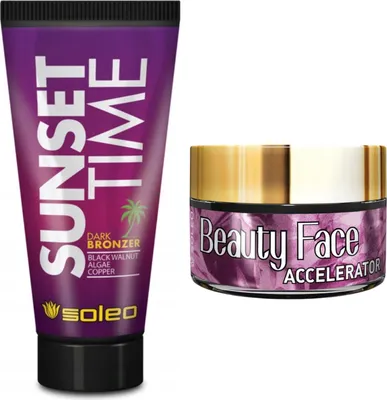 Image de Soleo Sunset Time + verre de beauté pour le visage