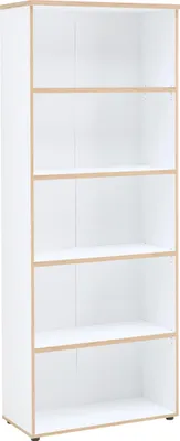 Produktbild von InnoStyle Büroregal MEMPHIS WH03 Weiß & Artisan Eiche 75x38x197 cm – 5 Fächer Ordnerhöhe