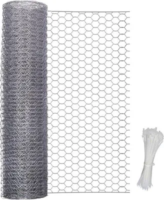 Produktbild von Famanu Drahtgewebe für Tierzäune und Gartenprojekte - 0,4 x 7 m