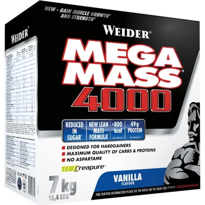Obrázek produktu pro Weider mega hmota 4000, čokoláda, prášek, 7000g 9895