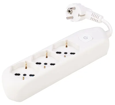 Obrázok produktu pre POLYPOOL PP0536.05XL, Vnútorný, Priamy, Biela, Univerzálne, CE, 3 AC zásuvky/AC zásuviek