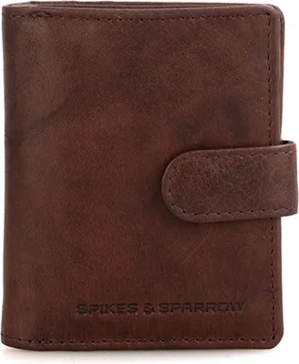Zdjęcie produktu dla SPIKES & SPARROW Skórzany portfel Bronco Billfold Wallet RFID ciemnobrązowy ciemnobrązowy