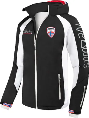 Produktbild von Nebulus Softshell Skijacke SCHWEDEN SKI Herren, warme Softshelljacke, praktische und vielseitige Winterjacke, Q1960 - Herren, schwarz-weiß, XL
