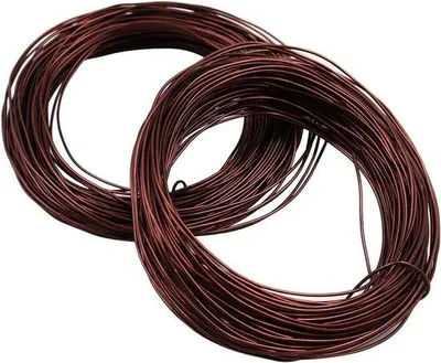Obrázok produktu pre Hliníkový drôt 10 mm na ručné práce a viazanie bonsajov, 2 kotúče po 20 m, hnedý