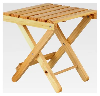 Produktbild von Kleiner klappbarer Holztisch als Beistelltisch für den Außenbereich