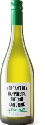 Produktbild von Emil Bauer Pinot blanc You can't buy happiness. But you can drink trocken | 12,0 % vol | 0,75 l