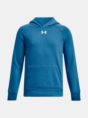 Produktbild von Under Armour Ua Rival Fleece Hoodie-Blau 1379792-466__YXS