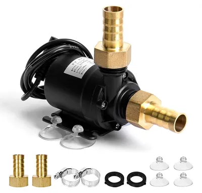 Immagine prodotto di Pompa sommergibile senza spazzole 12 V - 800 l/h - 19 W - Pompa per fontana e laghetto