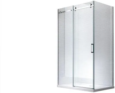 Zdjęcie produktu dla Glaszentrum Hagen - 100x90x195 cm - System przesuwny do kabiny prysznicowej Aphrodite - 8 mm - Szkło ESG z brodzikiem