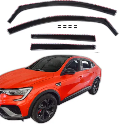 Image de GP Déflecteurs Deflecteurs D'Air Pour Renault Arkana Depuis 2019 4pcs, Aérodynamique, Montage Facile