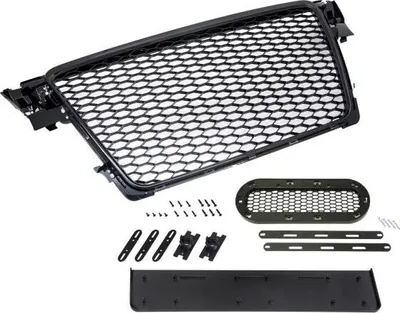 Produktbild von Kühlergrill Sport mit Emblem und Kennzeichenhalter passend für Audi A4 B8 8K 2007-2012