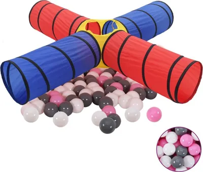Image de Tunnel de jeu pour enfants avec 250 balles Multicolore