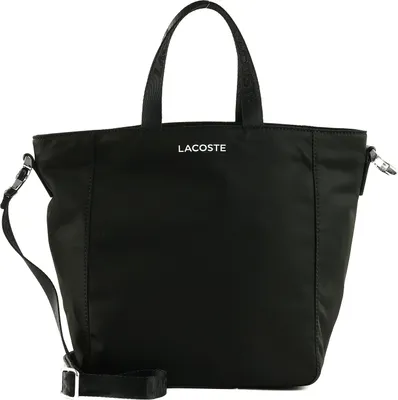 Produktbild von LACOSTE Schultertasche Umhängetasche Active Nylon Vertical Crossover Bag Noir schwarz