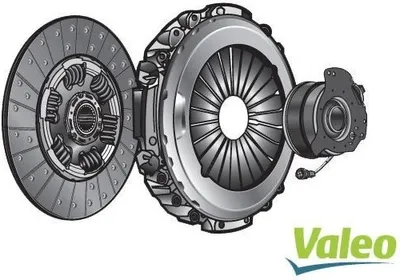 Produktbild von VALEO Kupplungssatz 827637, 430 mm Außendurchmesser, mit pneumatischem Zentralausrücker für druckbetätigte Kupplung