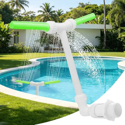 Image de Solidchoice - Fontaine à eau réglable avec double bec verseur