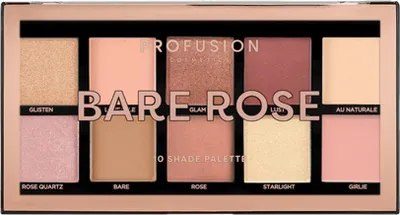 Immagine prodotto di Palette di ombretti Profusion dalle tonalità naturali - 10 colori per un trucco occhi senza tempo