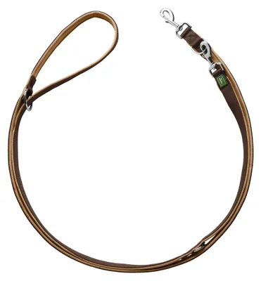 Productafbeelding van Hunter verstelbare tuigriem, neopreen, bruin/karamel, afmetingen: 25 mm / 300 cm