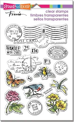 Imagen del producto de Silecomplaza, set de sellos transparentes "Postage Creations"