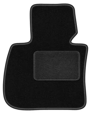Image de Tapis conducteur en moquette pour BMW X2 U10 depuis 2023 (crossover) – 1 pièce, noir, sur mesure – Wielganizator LUX