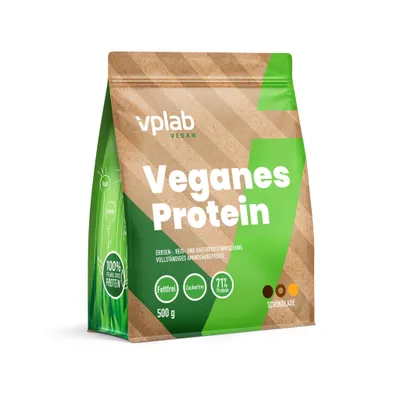 Produktbild von VPLab Veganes Protein Pulver 500 g Schokoladengeschmack 16 Portionen