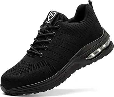 Produktbild von Herren- und Damen-Sicherheitsschuhe rutschfeste athletische Stahlkappenschuhe atmungsaktive industrielle Sicherheitsschuhe, Arbeitsschuhe