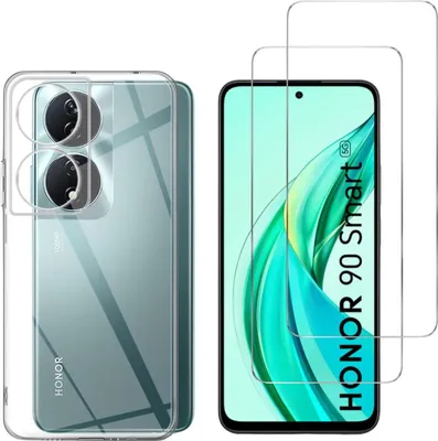 Immagine prodotto di Custodia per Honor 90 Smart 5G con 2 protezioni in vetro temperato Phonillico®